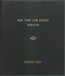 Student Ledger Book 14 by New York Law School