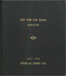 Student Ledger Book 15 by New York Law School