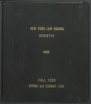 Student Ledger Book 16 by New York Law School