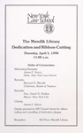 The Mendik Library Dedication and Ribbon Cutting by Mendik Library