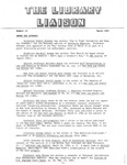 The Library Liaison, March 1985 by Mendik Library