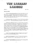 The Library Liaison, April 1985 by Mendik Library