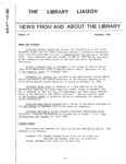 The Library Liaison, December 1984 by Mendik Library