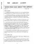 The Library Liaison, October 1984 by Mendik Library
