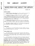 The Library Liaison, November 1984 by Mendik Library
