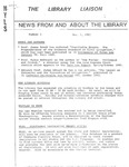 The Library Liaison, September 21, 1982 by Mendik Library