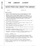 The Library Liaison, September 1983 by Mendik Library