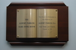 Mendik Library Plaques, Busts, and Other Historical Items