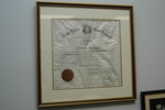 John M. Harlan, NYLS Diploma | Mendik Library Plaques, Busts, and Other Historical Items by Mendik Library