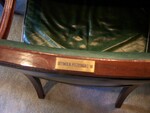 Mendik Chair Plaques | Seymour Fuchsberg '68 | Mendik Library Plaques, Busts, and Other Historical Items by Mendik Library