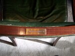 Mendik Chair Plaques | A. Howard Amon '51 | Mendik Library Plaques, Busts, and Other Historical Items by Mendik Library