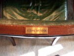 Mendik Chair Plaques | Susan Mendik | Mendik Library Plaques, Busts, and Other Historical Items by Mendik Library