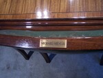 Mendik Chair Plaques | Michael Mendik| Mendik Library Plaques, Busts, and Other Historical Items by Mendik Library