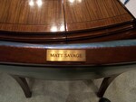 Mendik Chair Plaques | Matt Savage | Mendik Library Plaques, Busts, and Other Historical Items by Mendik Library