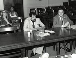 Professor Michael Botein (left) & Professor David M. Rice (right) appeared as witnesses before the House Communications Subcommittee regarding revisions of the Communications Act. by New York Law School