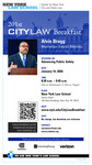 201st CityLaw Breakfast | Alvin Bragg |  SPEAKING ON Advancing Public Safety