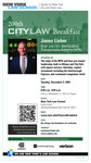 200th CityLaw Breakfast | Janno Lieber
