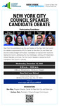 New York City Council Speaker Candidate Debate