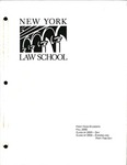 First Year Students: Fall 2000 by New York Law School