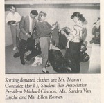 1986 Student Clothing Drive by New York Law School