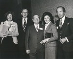 Left to right, Assistant Dean for Development and Alumni Relations Lucille M. Hillman; Hon. Francis T. Murphy (NYLS Class of 1952 and Trustee); Hon. Eli Wager (NYLS Class of 1954); Sylvia D. Garland (NYLS Class of 1960); Zuhayr Moghrabi (NYLS Class of 1967) by New York Law School
