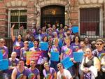 NYLS student organization Outlaws represented New York Law School and joined the LeGal Foundation at the 2018 NYC Pride March. by New York Law School