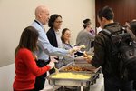 Staff and administrators served breakfast for dinner to help students power through final exams by New York Law School