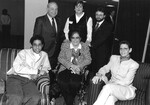 The Libin family with mid-year graduate Marion Libin, Class of 1996 [center, standing]