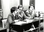 Group at table, with Professor Simon by New York Law School