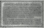 Mother A.M.E. Zion Church plaque by New York Law School