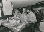 Students grabbing coffee at Gil's in the Lower Level of the C Building, circa early 1980s by New York Law School