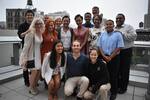 The Class of 2018 and their loved ones gathered on the 5th Floor Terrace for a pre-commencement celebration by New York Law School