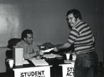 2 students at a student activity table