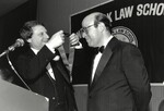 James Simon presenting a medal to Robert Abrams
