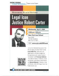 Honoring Black History | Legal Icon Justice Robert Carter by Racial Justice Project