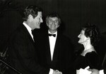 1990 Alumni Dinner Dance | Lawrence Huntington ‘64, Sylvia Garland ‘60 & Bernard Mendik ‘58