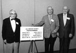 Sam Feld, Class of 1977; Irving Mariash, Class of 1924; Harold Easton, Class of 1928 | Old Guard Luncheon | September 6, 1990 by Mendik Library