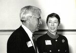Dean Harry Wellington & Kathleen Grimm | Alumni Holiday Party | Dec. 3, 1992 by Mendik Library