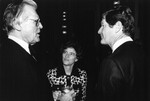 Alumni Luncheon 1/29/1993 | Alexander Forger; Lawrence Huntington ‘64, & Comptroller Elizabeth Holtzman) by Mendik Library
