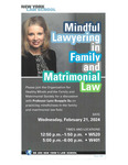 Mindful Lawyering in Family and Matrimonial Law