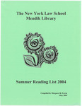 2004 Summer Reading List by Mendik Library