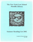 2002 Summer Reading List by Mendik Library