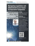 Navigating Legislative and Administrative Law Issues for Innovative Companies