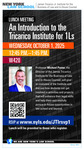 LUNCH MEETING | An Introduction to the Tricarico Institute for 1Ls by James Tricarico Jr. Institute for the Business of Law and In-House Counsel