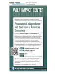 WILF Impact Center Conversations: Prosecutorial Independence and the Future of American Democracy