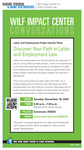 WILF IMPACT CENTER CONVERSATIONS | Labor and Employment Public Interest Panel | Discover Your Path in Labor and Employment Law by Wilf Impact Center for Public Interest Law